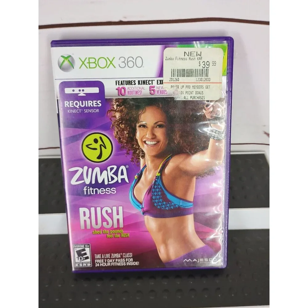 Zumba Fitness Rush Xbox 360 Game With Kinect‎ Compatibility